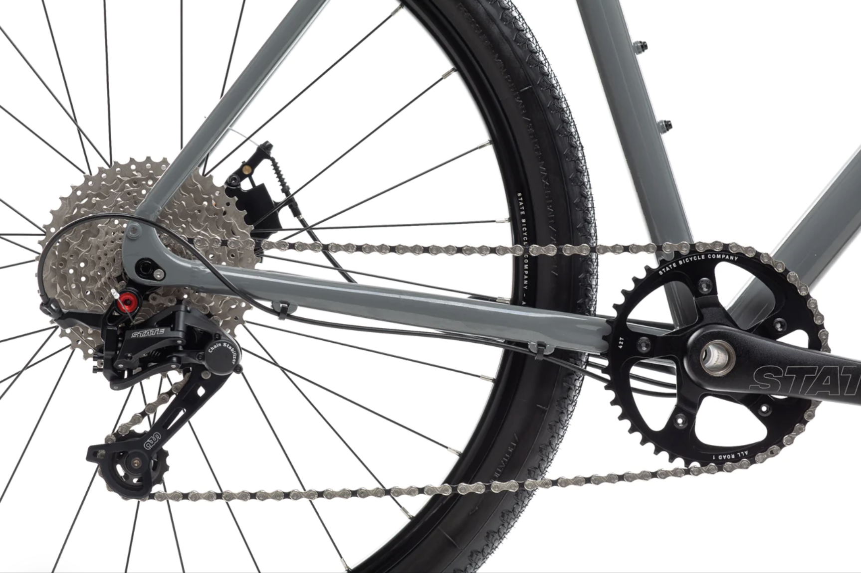 Bicicleta gravel 6061 All Road Granite Grey - 11 velocidades 3