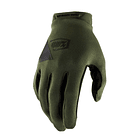 Guantes Ridecamp 100% - Army (verde y negro) 1