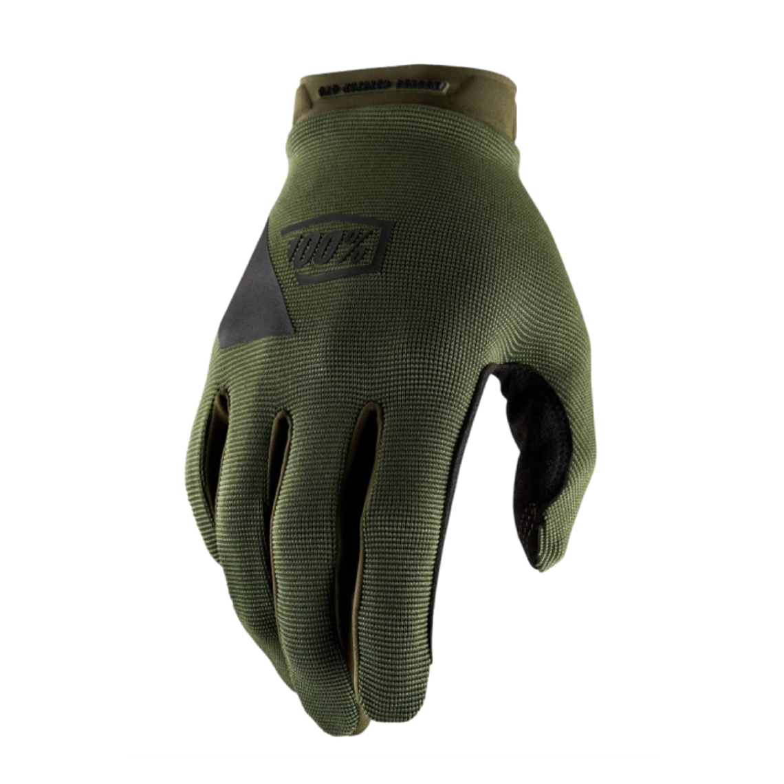 Guantes Ridecamp 100% - Army (verde y negro) 1