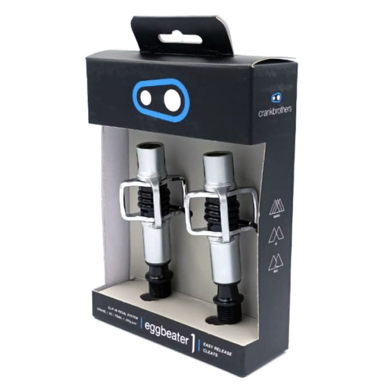 Pedales CrankBrothers Eggbeater Gravel, XC, MTB-  Silver/Black 1