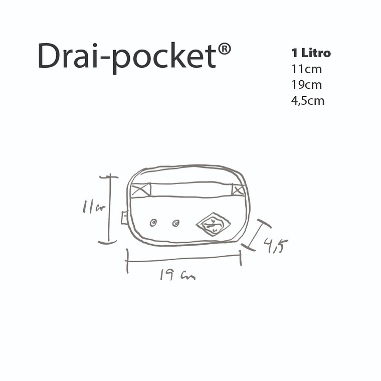 Banano Draisiana Drai Pocket - 1 lt 8