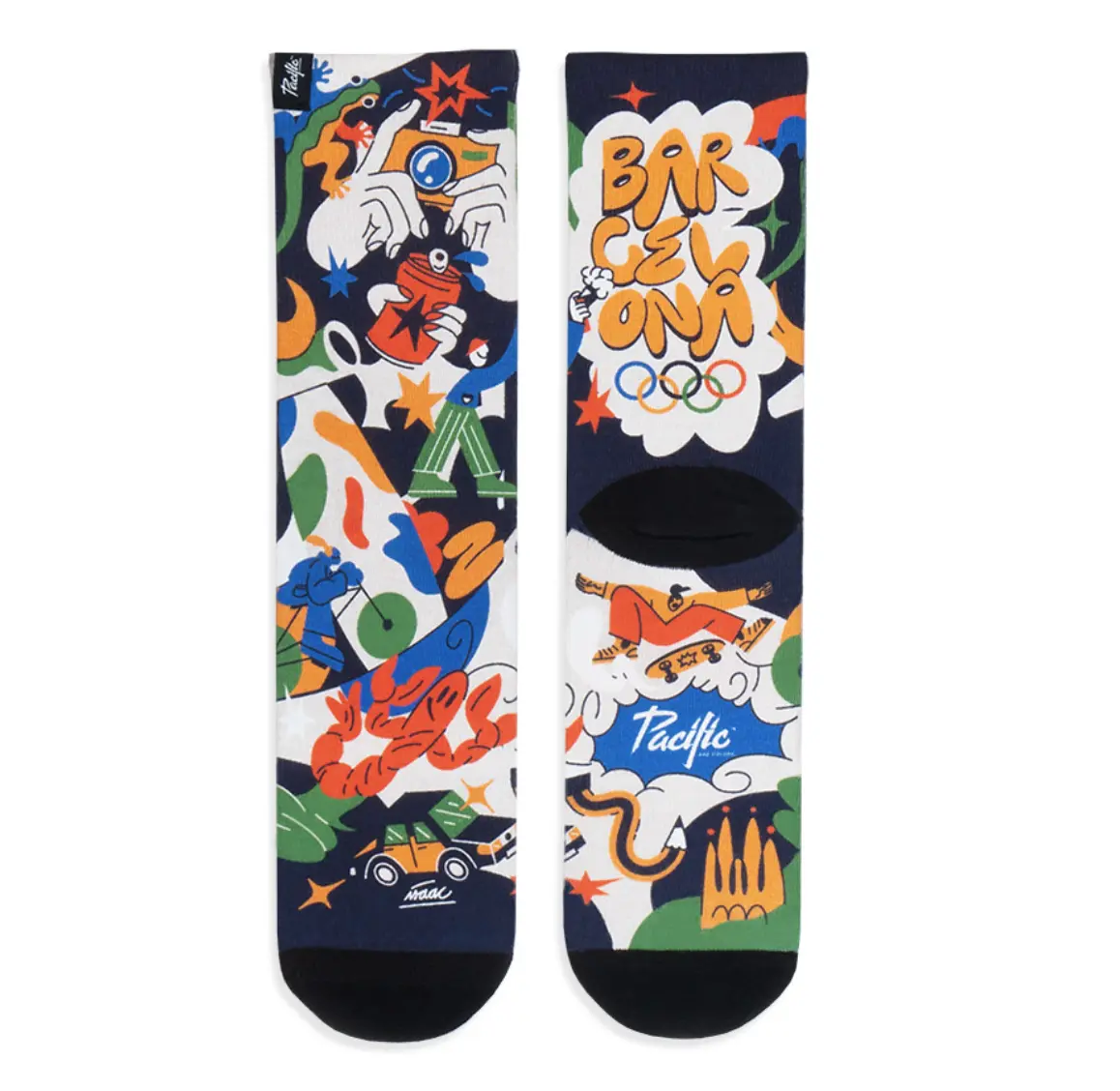 Medias estampadas Pacific - Barcelona 2