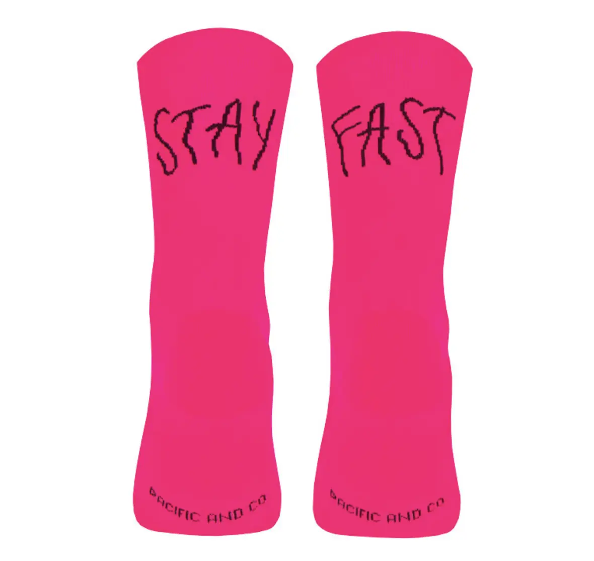 Medias de compresión Pacific - Stay Fast (Coral Neon) 1