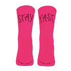 Medias de compresión Pacific - Stay Fast (Coral Neon) 1