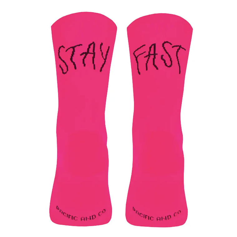 Medias de compresión Pacific - Stay Fast (Coral Neon) 1