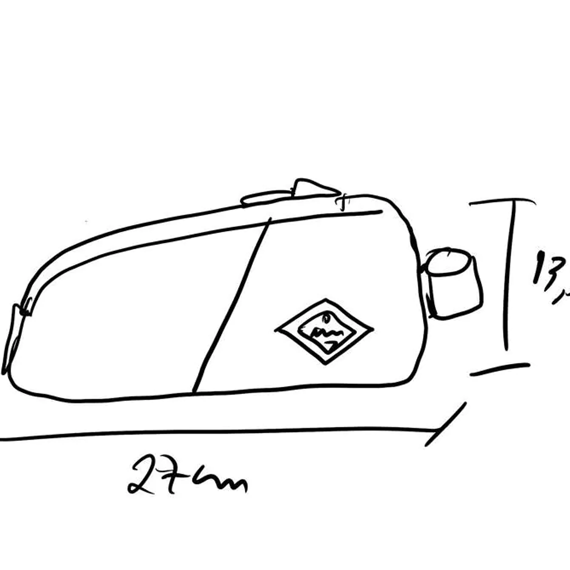 Bolso Top Tube Draisiana Cordura - 1.5 lt 3