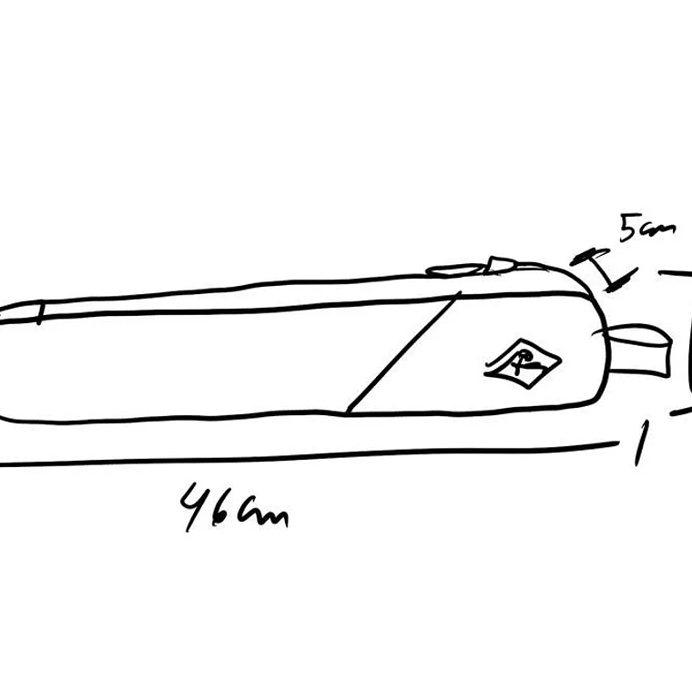 Bolso Top Tube Gravel Draisiana Cordura - 2.2 lt 5