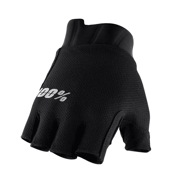 Guantes cortos con gel 100% Exceeda - Negro 