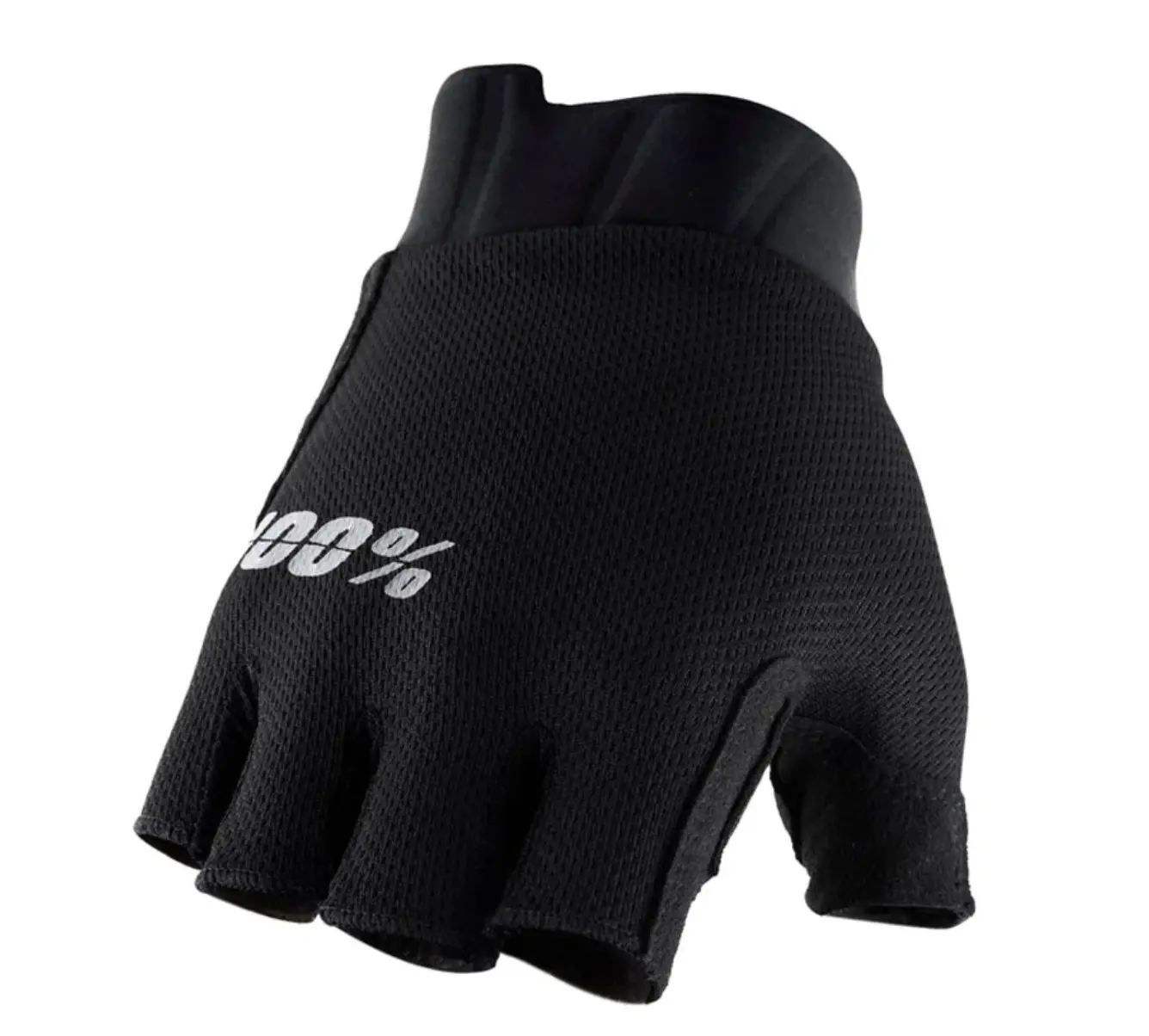 Guantes cortos con gel 100% Exceeda - Negro 1