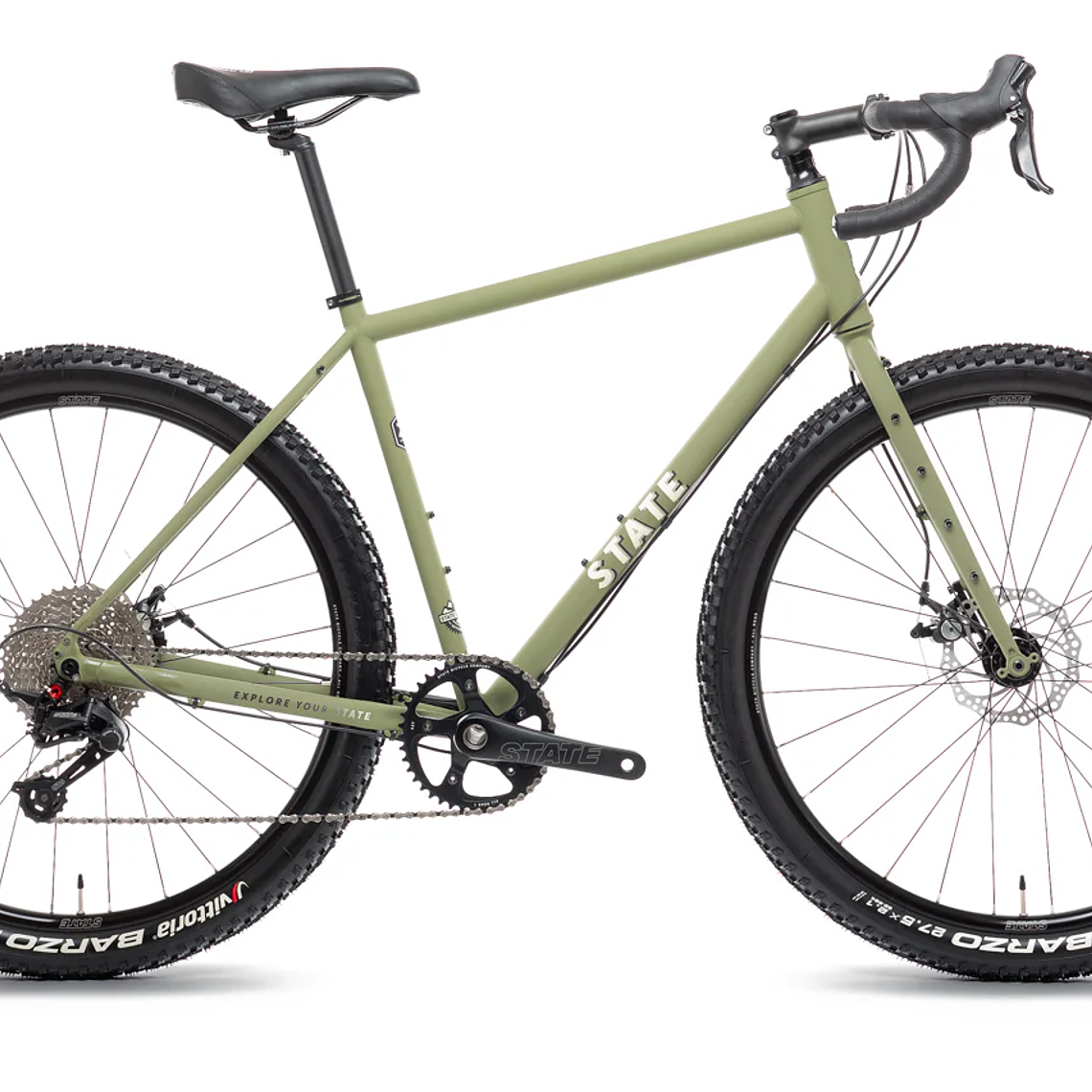Bicicleta gravel 4130 All Road Matte Olive (Drop Bar) - 11 velocidades 2