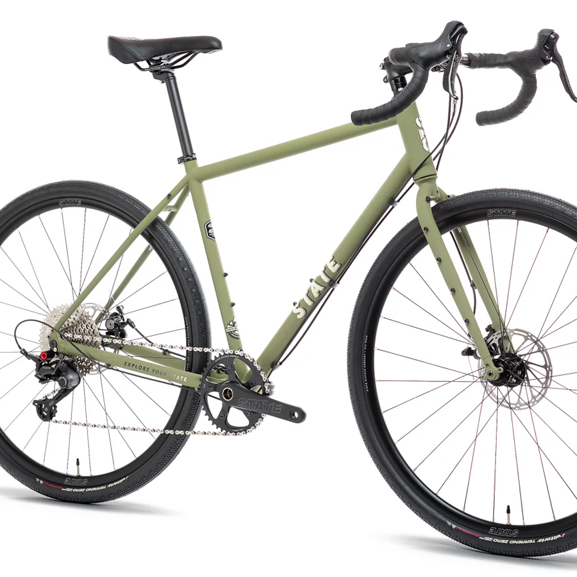 Bicicleta gravel 4130 All Road Matte Olive (Drop Bar) - 11 velocidades 6