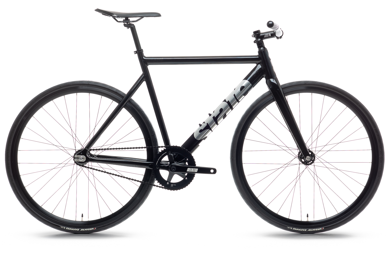 Bicicleta fixie 6061 Black Label Black Mirror - 1 velocidad  1