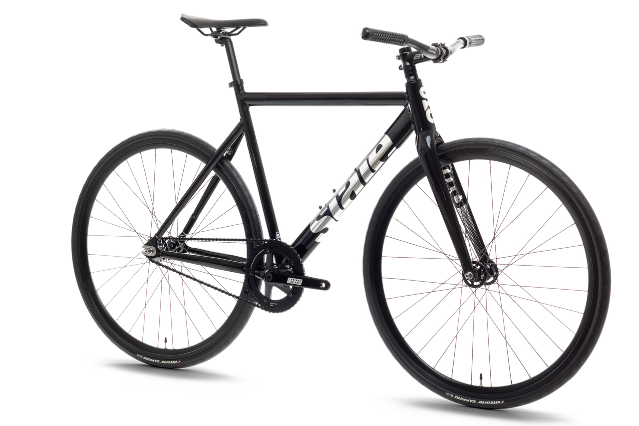Bicicleta fixie 6061 Black Label Black Mirror - 1 velocidad  2