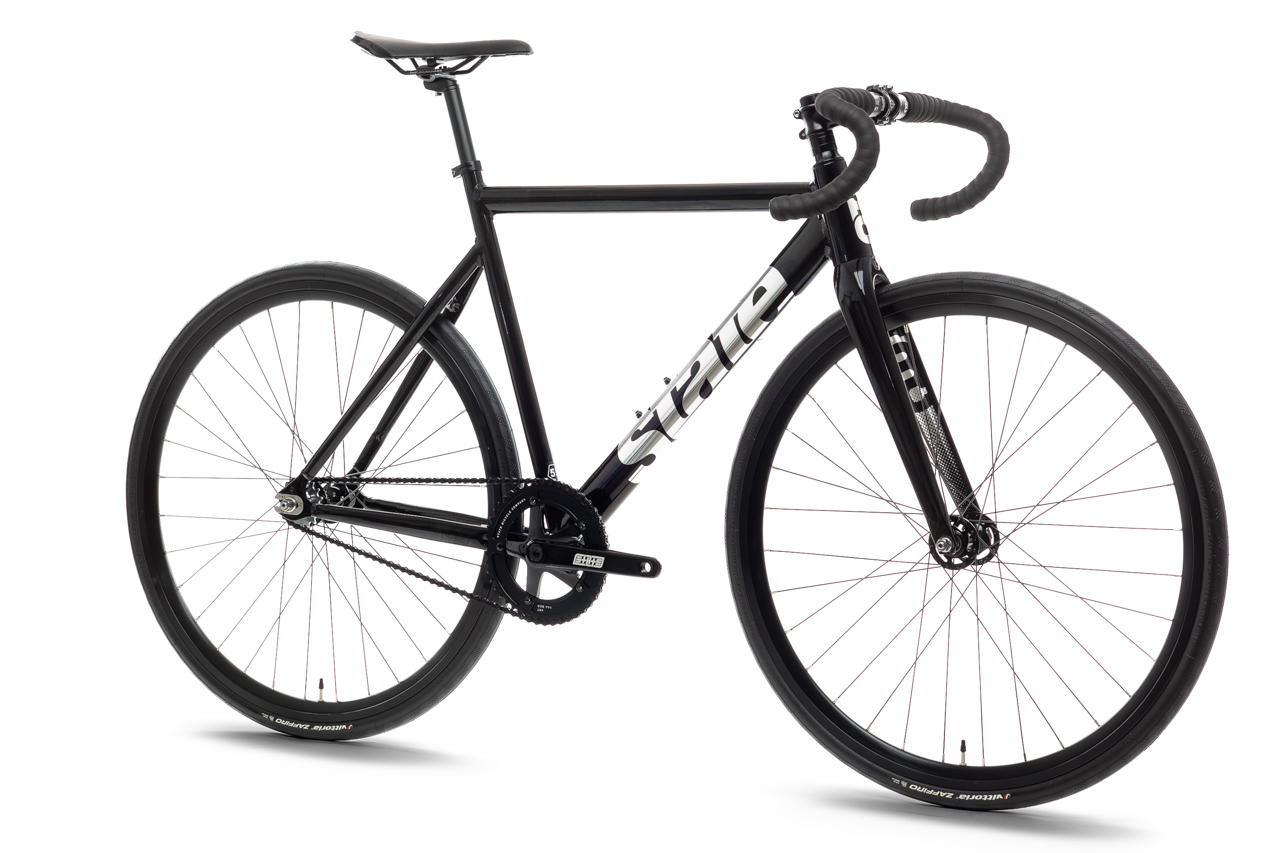 Bicicleta fixie 6061 Black Label Black Mirror - 1 velocidad  4