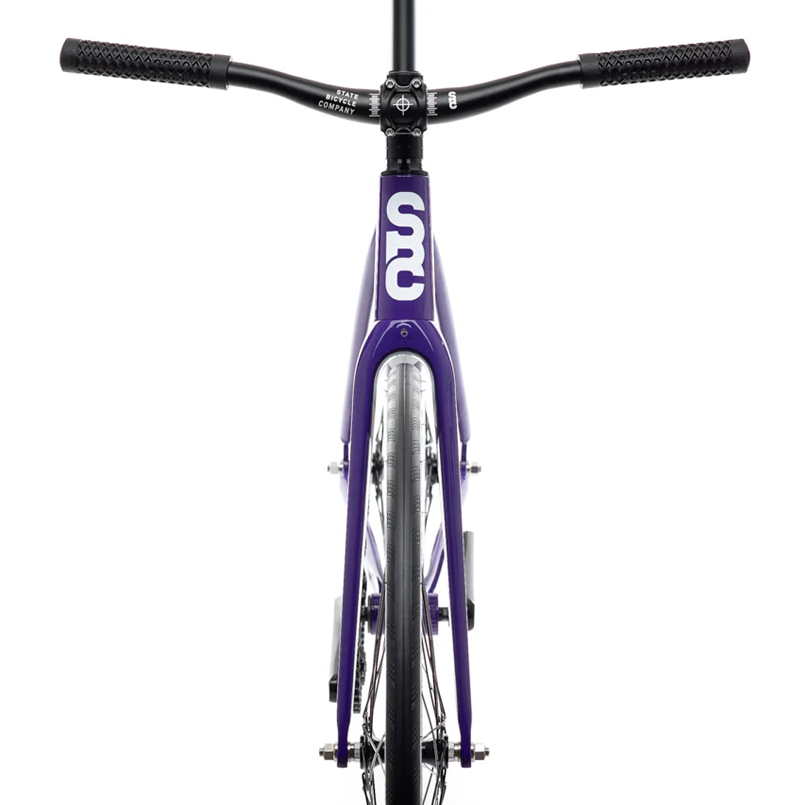 Bicicleta fixie 6061 Black Label Purple - 1 velocidad  2