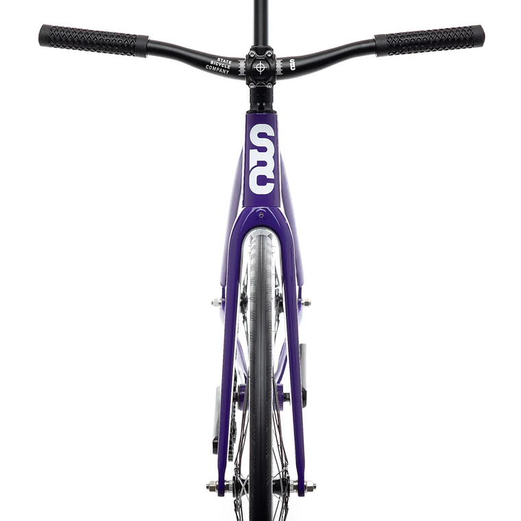 Bicicleta fixie 6061 Black Label Purple - 1 velocidad  2