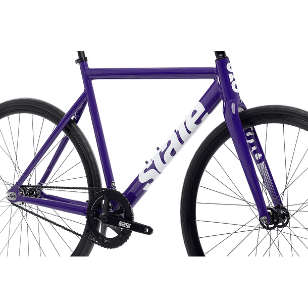 Bicicleta fixie 6061 Black Label Purple - 1 velocidad - PREVENTA 7