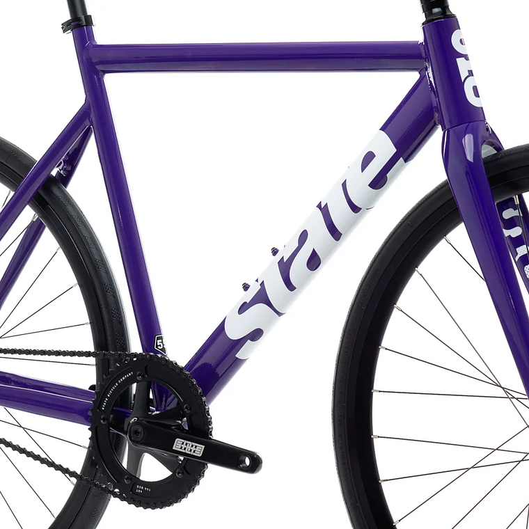 Bicicleta fixie 6061 Black Label Purple - 1 velocidad  5