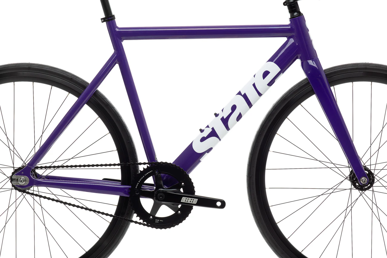 Bicicleta fixie 6061 Black Label Purple - 1 velocidad  6