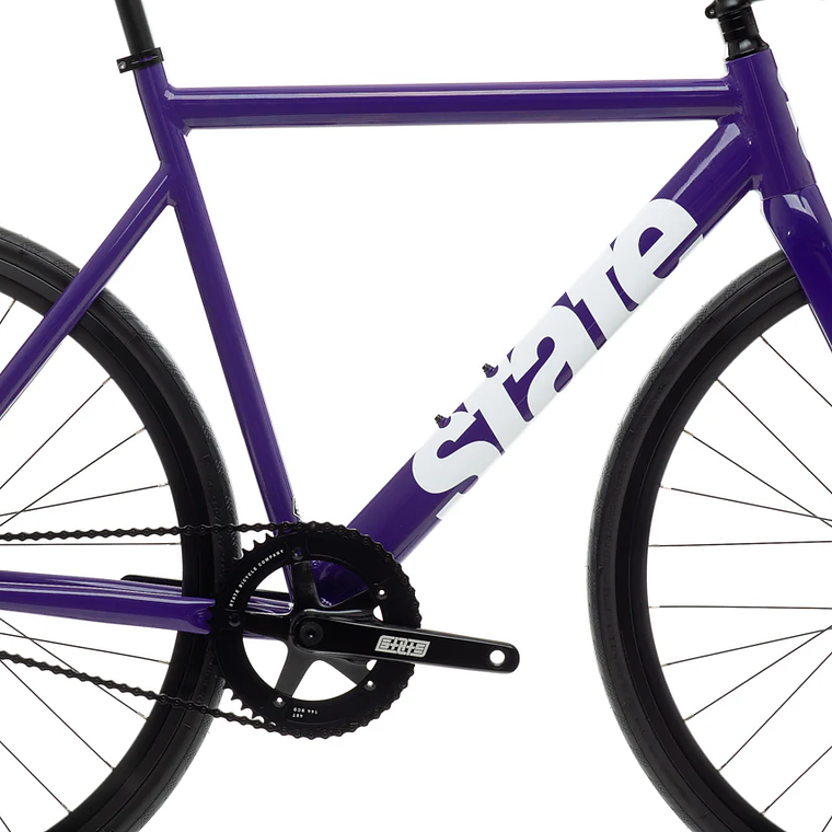 Bicicleta fixie 6061 Black Label Purple - 1 velocidad  6