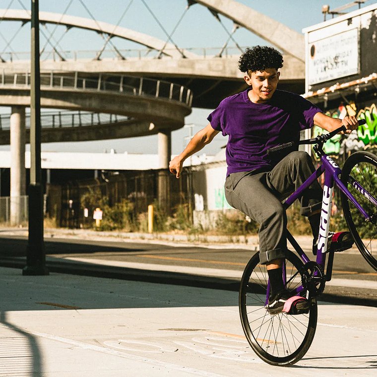 Bicicleta fixie 6061 Black Label Purple - 1 velocidad  7