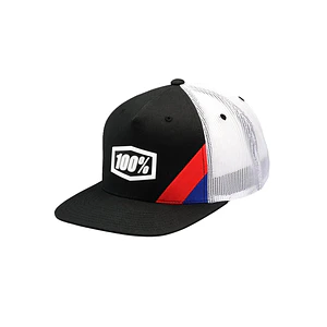 Gorro Jockey 100% Cornerstone AJ Fit Trucker Black