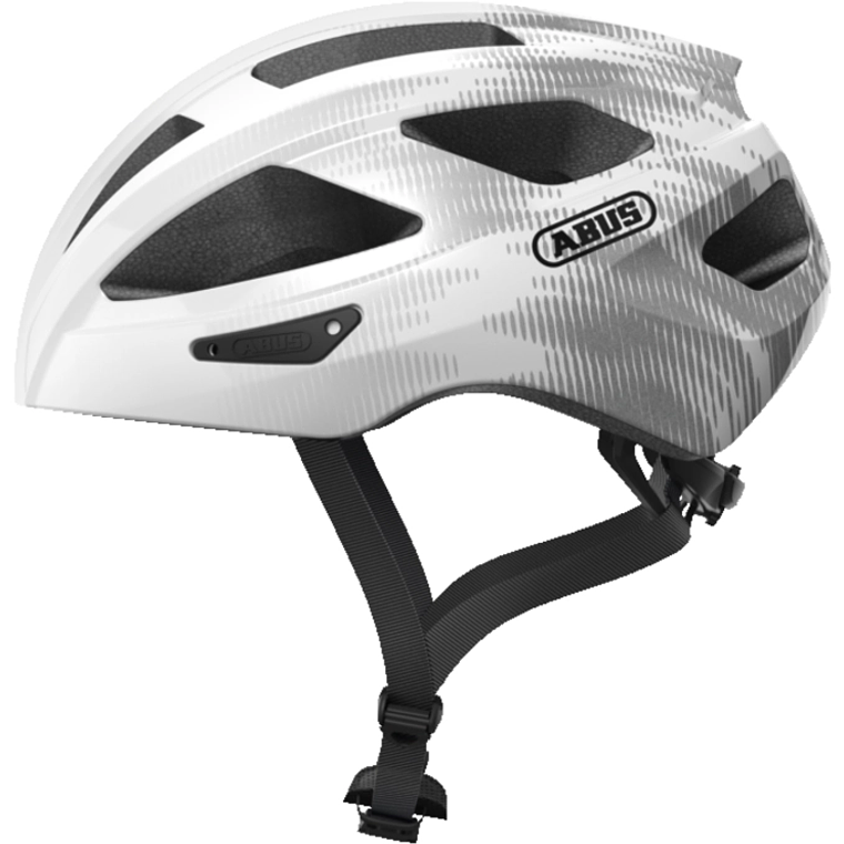 Casco Abus Macator - Blanco Plata  1