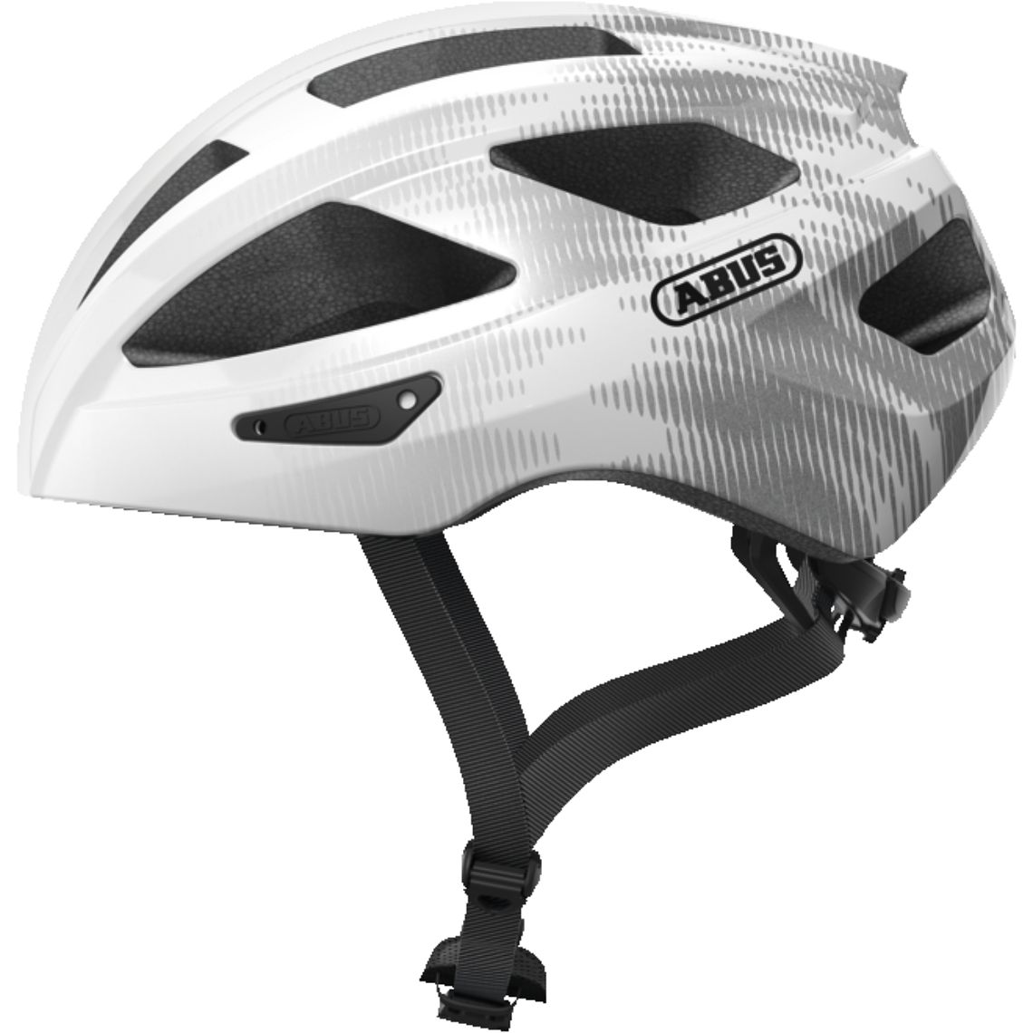 Casco Abus Macator - Blanco Plata Talla S 1