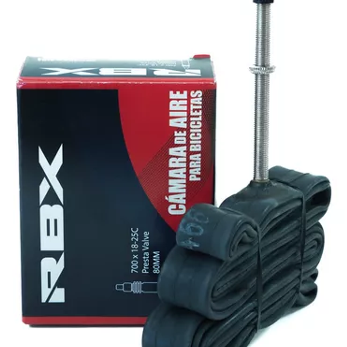 Cámara para bicicleta aro 700 x 28/38C con válvula francesa 48MM 1