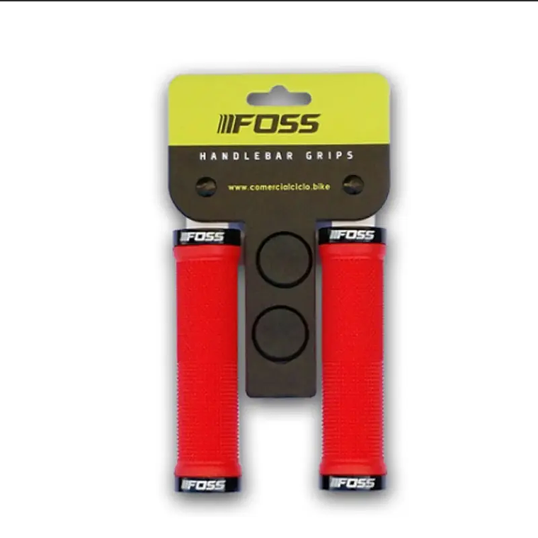 Puños Foss Doble lock Rojo 125mm  1