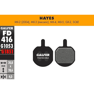 Pastillas Galfer Hayes Mx-2, 3, 4, Gx-2 , sole 