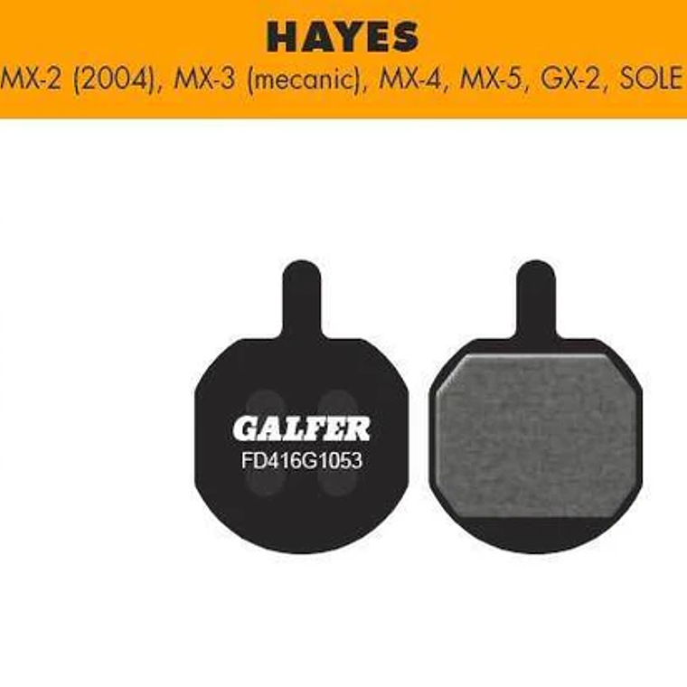 Pastillas Galfer Hayes Mx-2, 3, 4, Gx-2 , sole  1