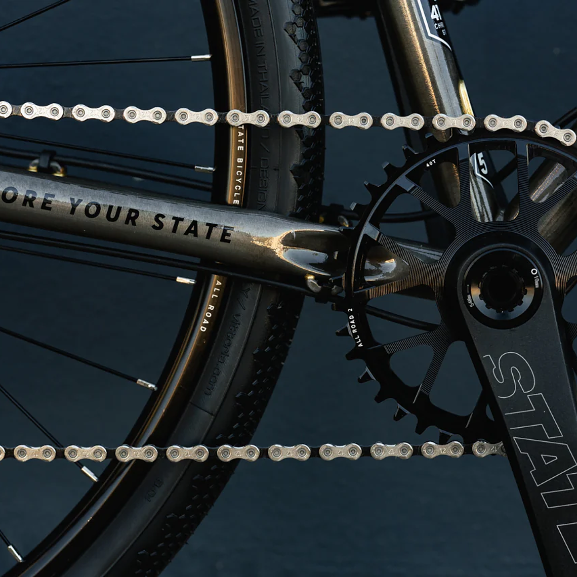 Bicicleta gravel 4130 All Road Raw - 12 velocidades/ UDH  11