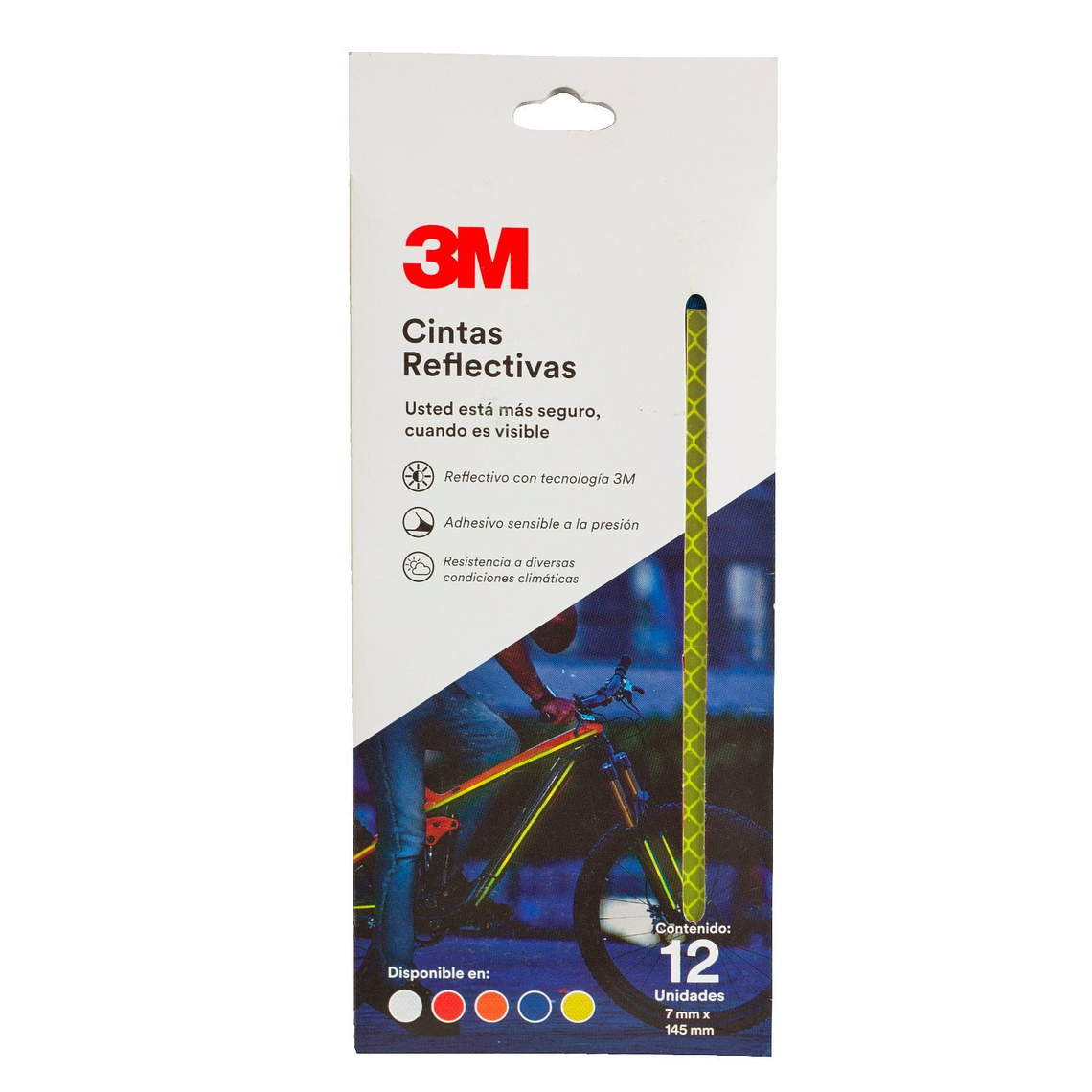 Set Bandas Reflectantes Amarilla 3M BLISTER 1