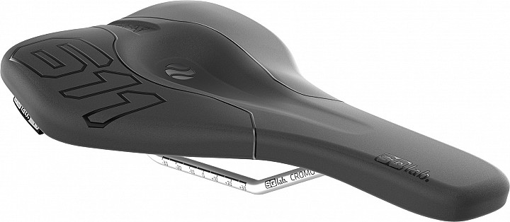 Sillín SQLAB 611 Ergowave CrMo 900 black SS23 -14cm 1