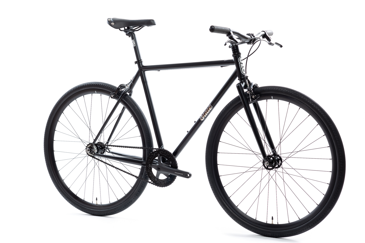 Bicicleta tracklocross 4130 Chromoly Black Mirror - Fijo y libre- Drop Bar 3