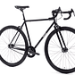 Bicicleta tracklocross 4130 Chromoly Black Mirror - Fijo y libre- Drop Bar - Miniatura 4