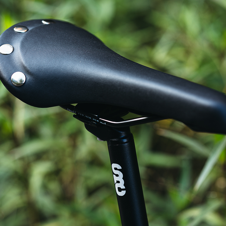 Bicicleta tracklocross 4130 Chromoly Black Mirror - Fijo y libre- Drop Bar 13