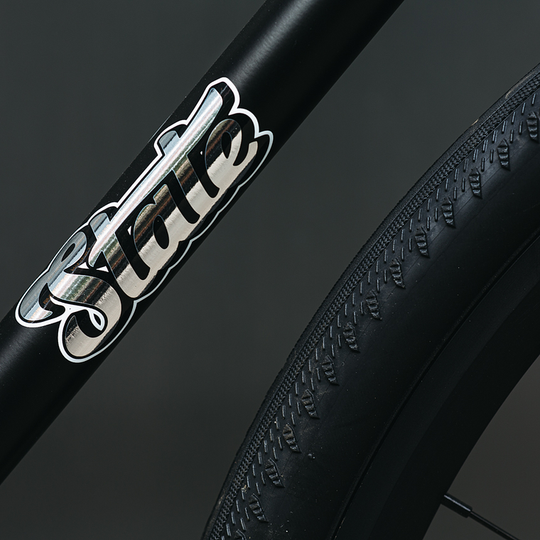 Bicicleta tracklocross 4130 Chromoly Black Mirror - Fijo y libre- Drop Bar 16