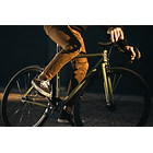 Bicicleta tracklocross 4130 Chromoly Matte Olive - Fijo y libre- Drop Bar 4