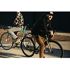 Bicicleta tracklocross 4130 Chromoly Matte Olive - Fijo y libre- Drop Bar 6