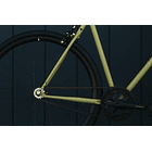 Bicicleta tracklocross 4130 Chromoly Matte Olive - Fijo y libre- Drop Bar 12