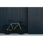 Bicicleta tracklocross 4130 Chromoly Matte Olive - Fijo y libre- Drop Bar 14