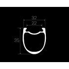 Set Ruedas Gravel Marvel G35 4