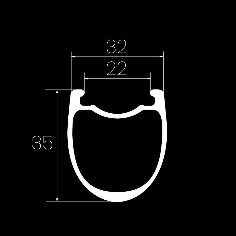 Set Ruedas Gravel Marvel G35 4