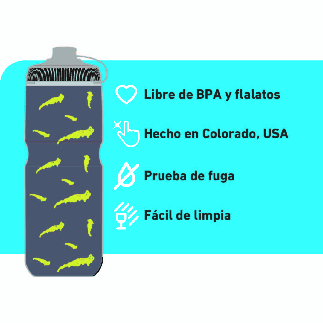Caramagiola Polar Bottle Breakaway Muck Insulated - Slate Forest/Lightning - 600ml 2