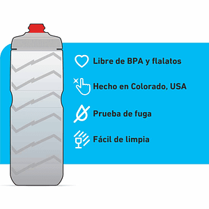 Caramagiola Polar Bottle Breakaway Insulated - Bolt White/Silver - 600ml