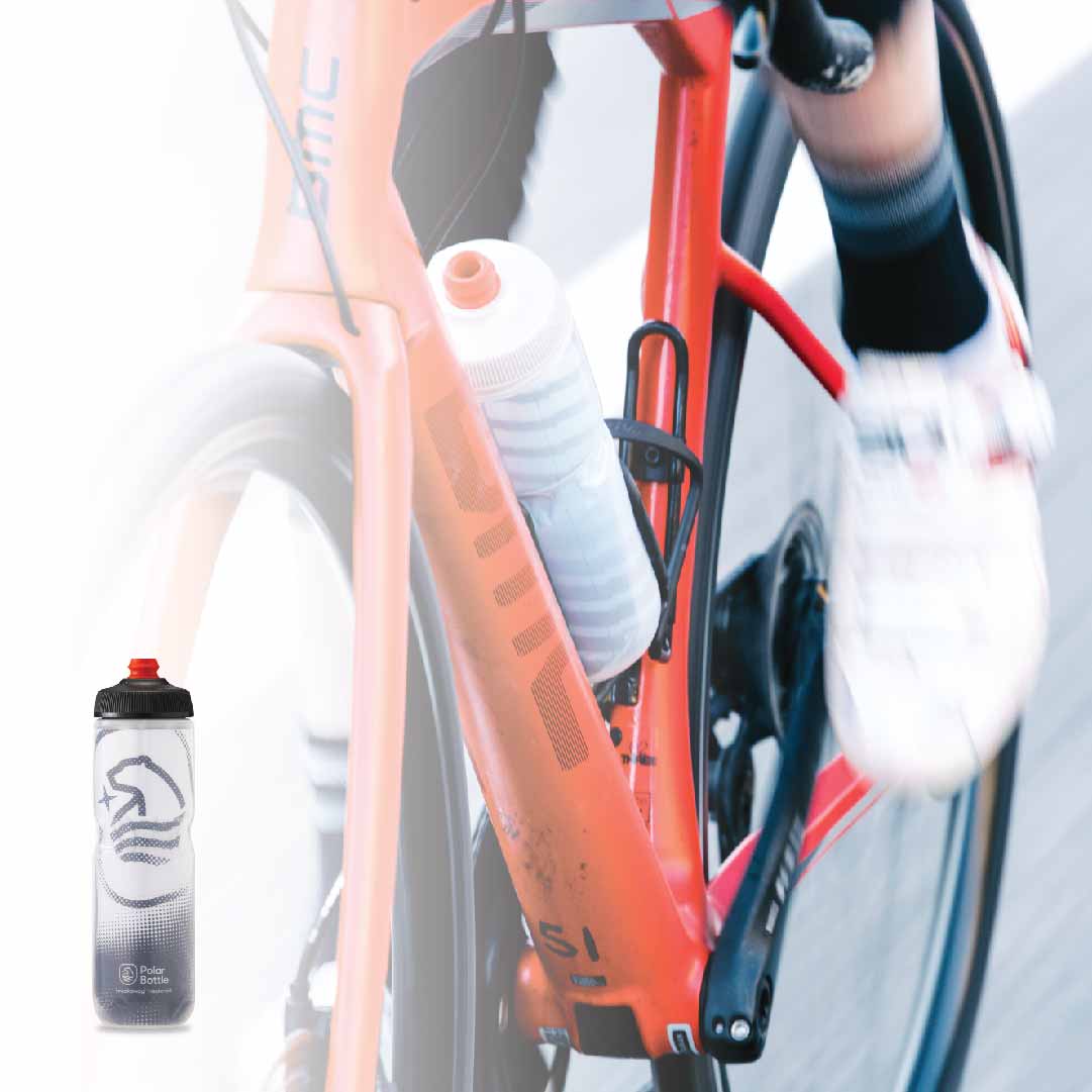 Caramagiola Polar Bottle Breakaway Insulated - Big Bear White/Charcoal - 600ml 3