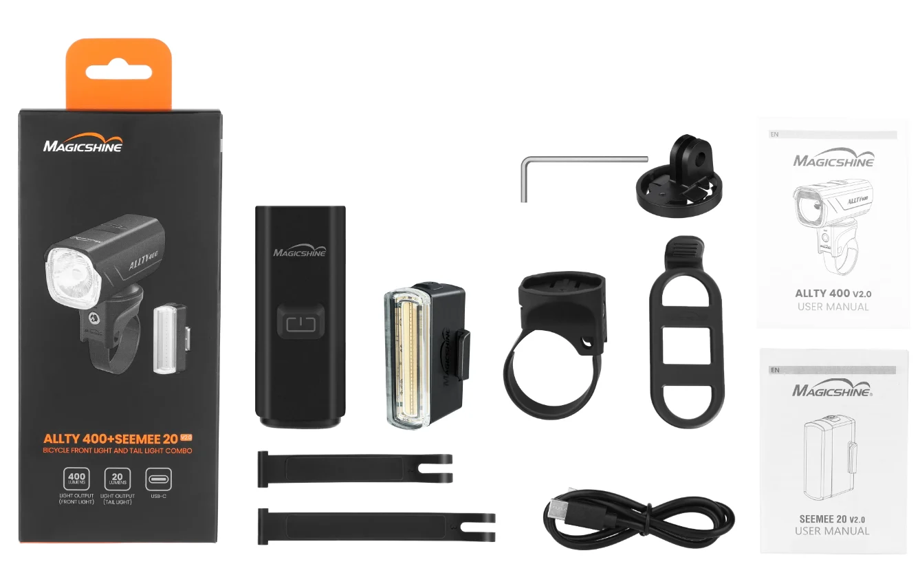 Set Luz Magicshine Allty400 + Seeme 20 V2.0  2