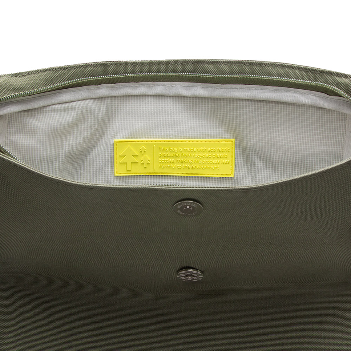 Mochila Rolltop Lefrik 15L - Verde oliva 6